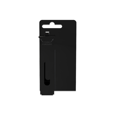 กล่องบรรจุภัณฑ์ Blister Vape สีดำล็อคกันเด็กสำหรับตลับหมึกแก้ว 0.5 มล