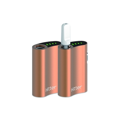 เปิดเครื่อง CBD Oil Vape Pen Battery 550mAh 3.2V 510 Thread Vape Cart