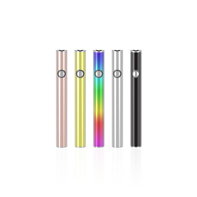 น้ำมัน CBD THC แบบชาร์จได้ 510 เธรดแบตเตอรี่ 350mah Micro USB