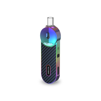 หลอดแก้วกัญชาวาง Vaporizer สมุนไพรแห้ง 2000mAh พร้อมแท่นชาร์จ
