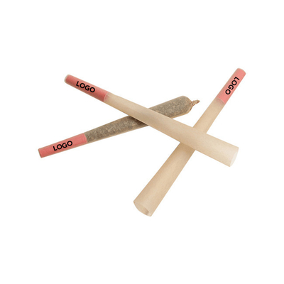 กระดาษข้าวกล้อง Pre Roll Cone การเผาไหม้ช้า 84mm 98mm ROHS Approved