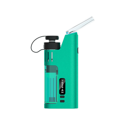 Haptic Feedback Wax Concentrates ปากกา Vaporizer Smart E Rig พร้อมน้ำแก้ว