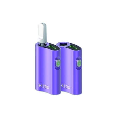 เปิดเครื่อง CBD Oil Vape Pen Battery 550mAh 3.2V 510 Thread Vape Cart