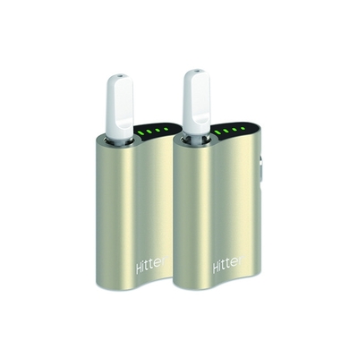แรงดันไฟฟ้าที่ปรับได้ CBD Vape Battery Metal Curved Chamber Preheat 550mah 4.2V