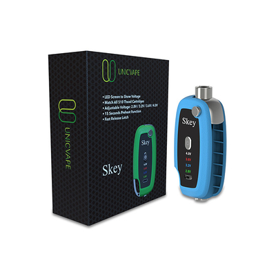 4 แรงดันไฟฟ้าปรับ 510 เธรดแบตเตอรี่ 500mah 3.2V 3.6V น้ำมันกัญชา