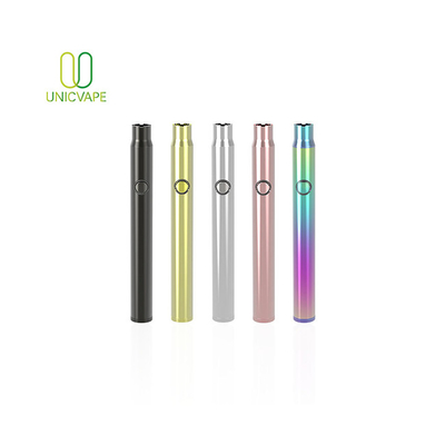 แรงดันไฟฟ้าตัวแปร 510 CBD Vape แบตเตอรี่ 400mah Slim Battery Vaporizer