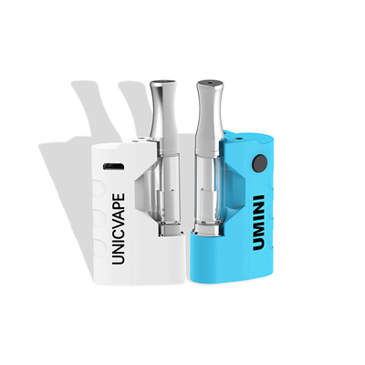 0.5ml อุ่นแบตเตอรี่ Cbd แบบชาร์จไฟได้ 510 แรงดันไฟฟ้าที่ปรับได้ 500mAh