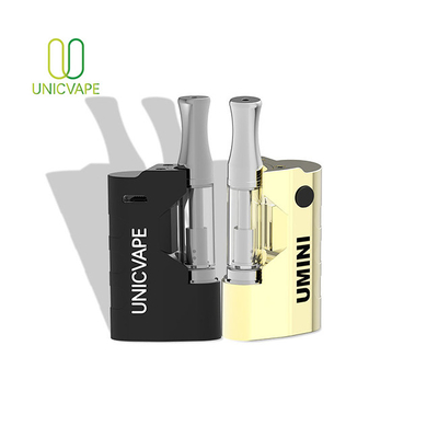 ตลับหมึกขนาดเล็ก CBD ตลับปากกา Vape แรงดันไฟฟ้าที่ปรับได้ 510 เธรด2V
