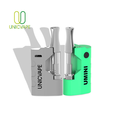 500mAh 2.8V อุ่นแบตเตอรี่ CBD แบบชาร์จไฟได้แรงดันไฟฟ้าตัวแปรสำหรับน้ำมันเข้มข้น