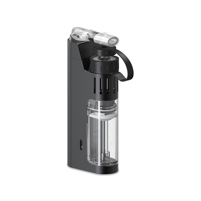หลอดเป่าแก้วแบบโค้ง Concentrate Vaporizer Pen 3000mah Dabble Wax Vape
