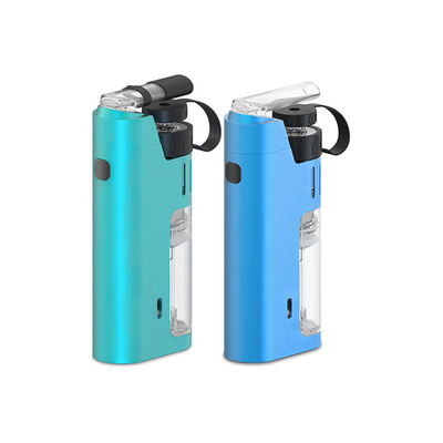 หลอดเป่าแก้วแบบโค้ง Concentrate Vaporizer Pen 3000mah Dabble Wax Vape