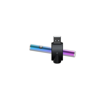 Slim เปิดอุ่นแบตเตอรี่แบบชาร์จใหม่ได้ CBD ด้านล่างโลโก้สลักโลโก้ Vape Pen