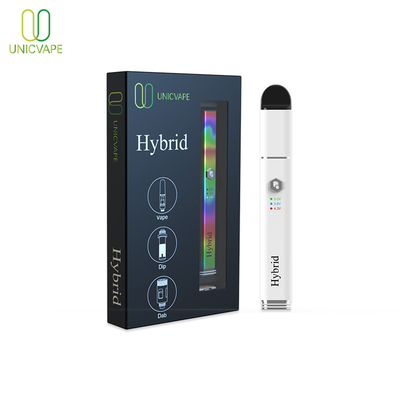 650mAh Conentrate CBD Oil Vaporizer ปากกา 4.8V 510 ตลับด้าย Dab Rig
