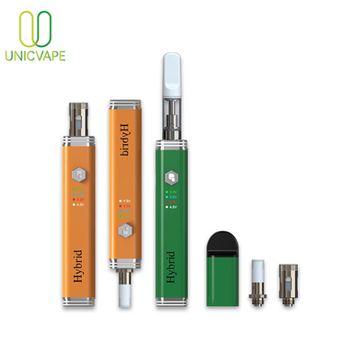15 วินาที Preheat pod ระบบ vaporizer ที่ใช้แล้วทิ้ง Dab Rig Quartz Chamber