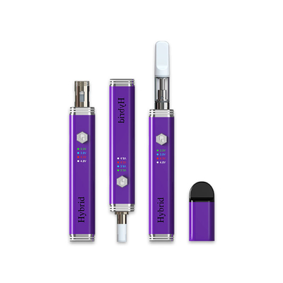 Cbd 510 เธรด Concentrate Vaporizer ปากกา 650mah 4.8V Quartz Chamber