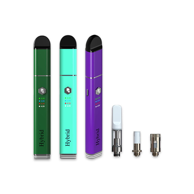 Cbd 510 เธรด Concentrate Vaporizer ปากกา 650mah 4.8V Quartz Chamber