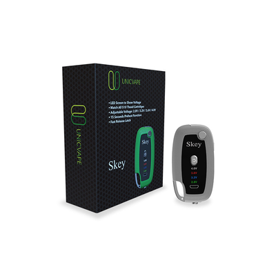 510 เธรด Preheat Vape Battery แผ่นโลหะ Key Fob Oil Vaporizer Battery